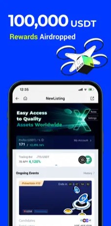 HTX交易所界面展示