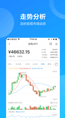 数字资产交易界面
