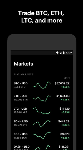 Coinbase Exchange数字资产交易平台