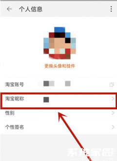 昵称修改成功提示界面
