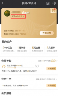 安卓会员管理界面示意图