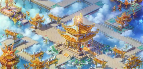 梦幻西游天宫场景示意图