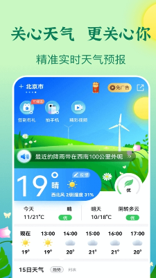 气象数据可视化界面